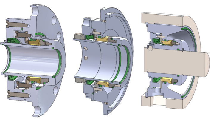 Aufbau Siliciumcarbid – Wellenabdichtung
